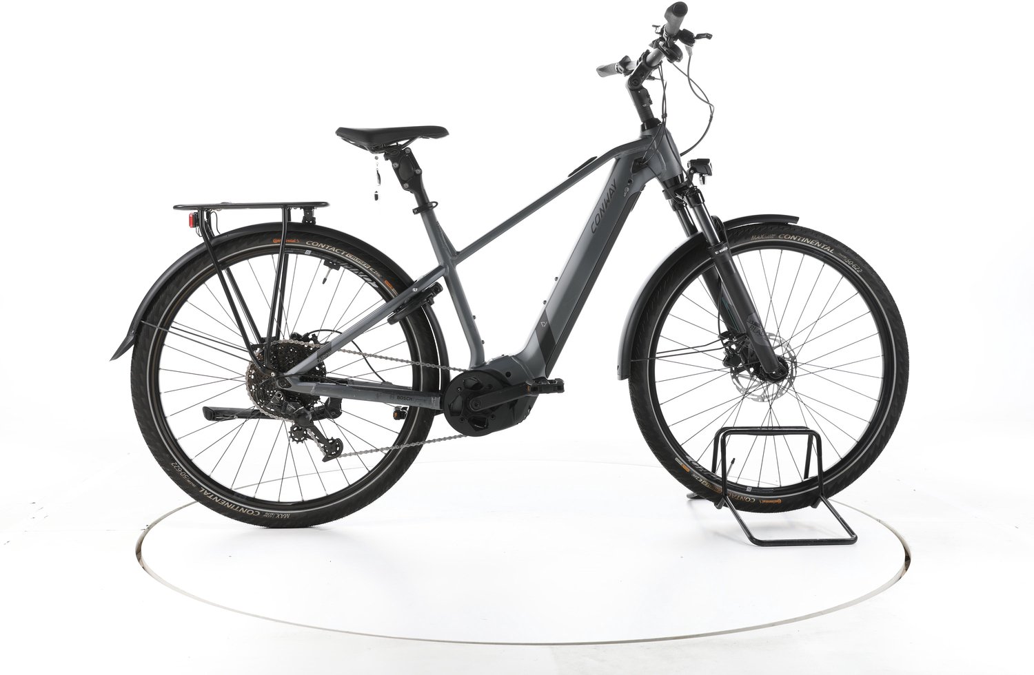 Conway Cairon T 3.0 Elektrische trekkingfiets Bosch Accu 750Wh 28 2023 grijs