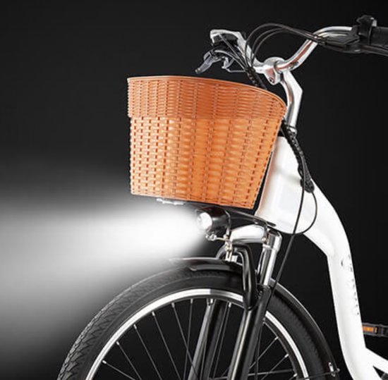 Elektrische fiets - DYU C6 - met tracker - E bike - 26 inch banden - 250W motor - Zwart - 25km/h - electric bike — afbeelding 3