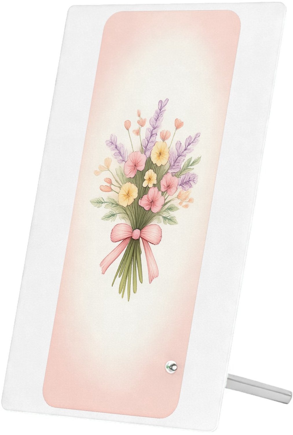 Mr Cadeautjes Glasframe 11 x 16 - design Een serie elegante natuurboeketten in zachte cadeaustijl, ma | cadeau Wit