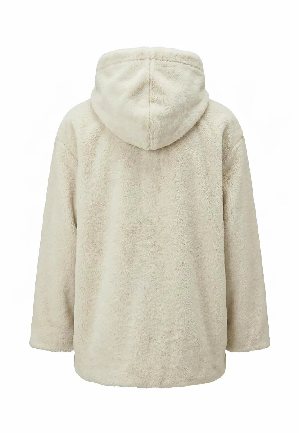 Damesjack met capuchon Urban Classics Midi Teddy Whitesand
