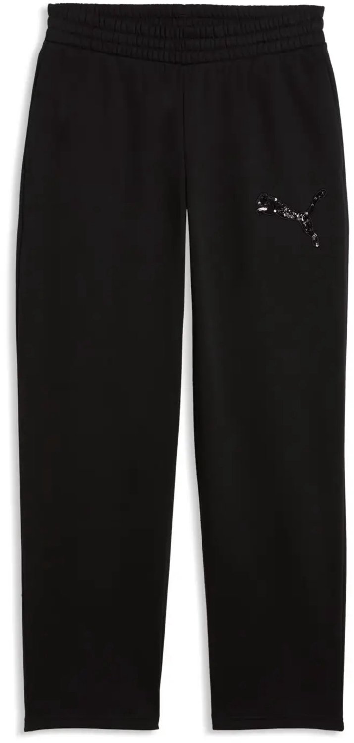 Dames joggingsbroek Puma Cat Graphic Zwart