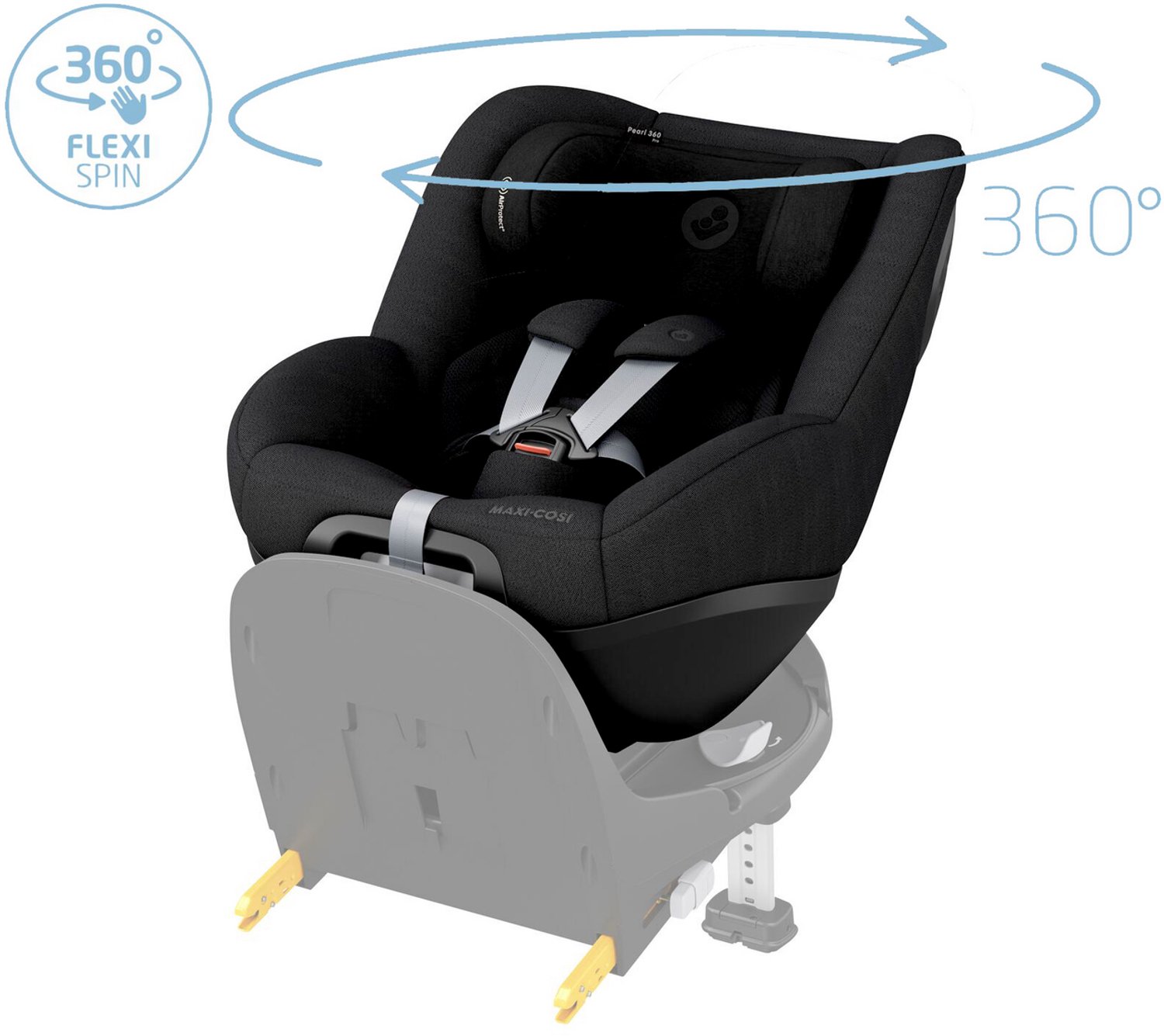Maxi-Cosi Pearl 360 Pro i-Size - Autostoeltje - Authentic Black – foto 2