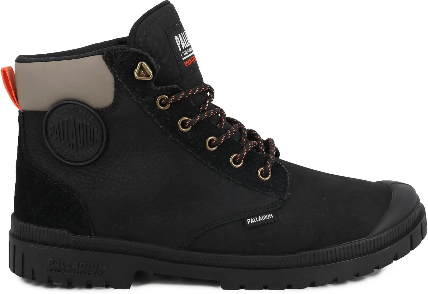 Kinderschoenen Palladium SP20 Cuff LTH WP+ Zwart