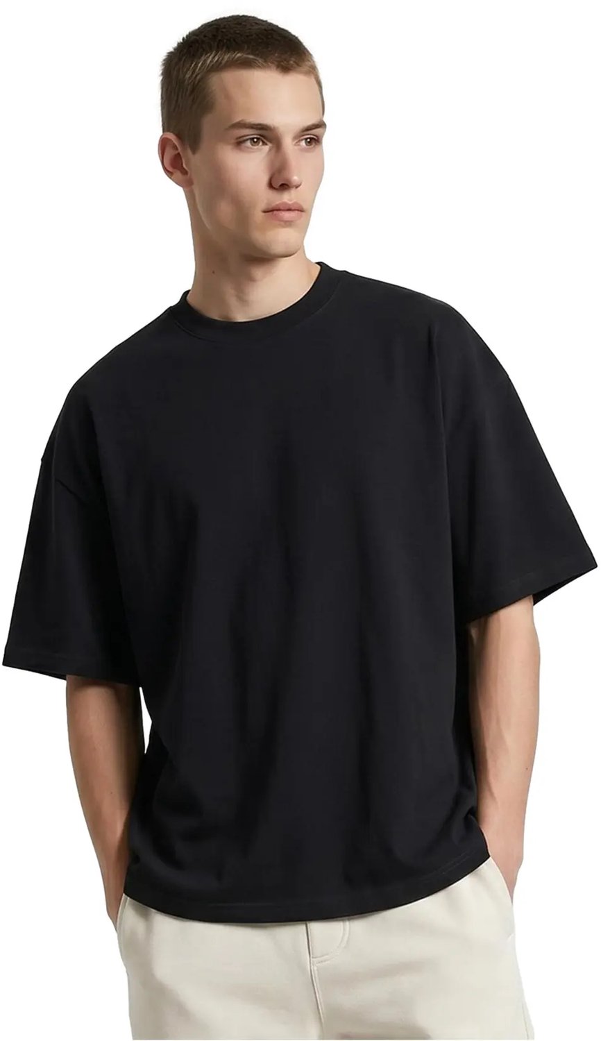 T-shirt Urban Classics Heavy Zwart