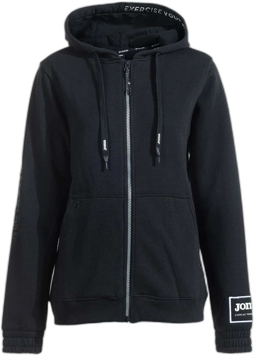Damesjack met capuchon Joma Urban Street Zwart