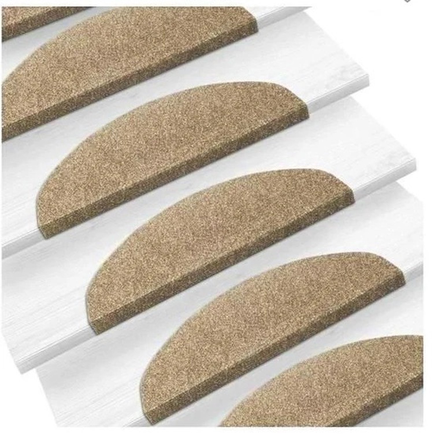 MC Select Trapmatten - Zelfklevend Trap Tapijt - Geluidsisolatie - 65x21cm - Beige