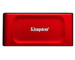 Kingston XS1000R - Externe SSD - 1TB - USB 3.2 Gen 2 - 1050MB/s - Rood
