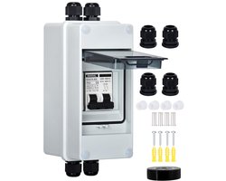 pv zekeringsautomaat, pv systeem DC scheidingsschakelaar ip65 stroomschakelaar zonne-installatie, DC12-400V, 10-63A, 2-pilog DC schakelbeveiliging (25A)