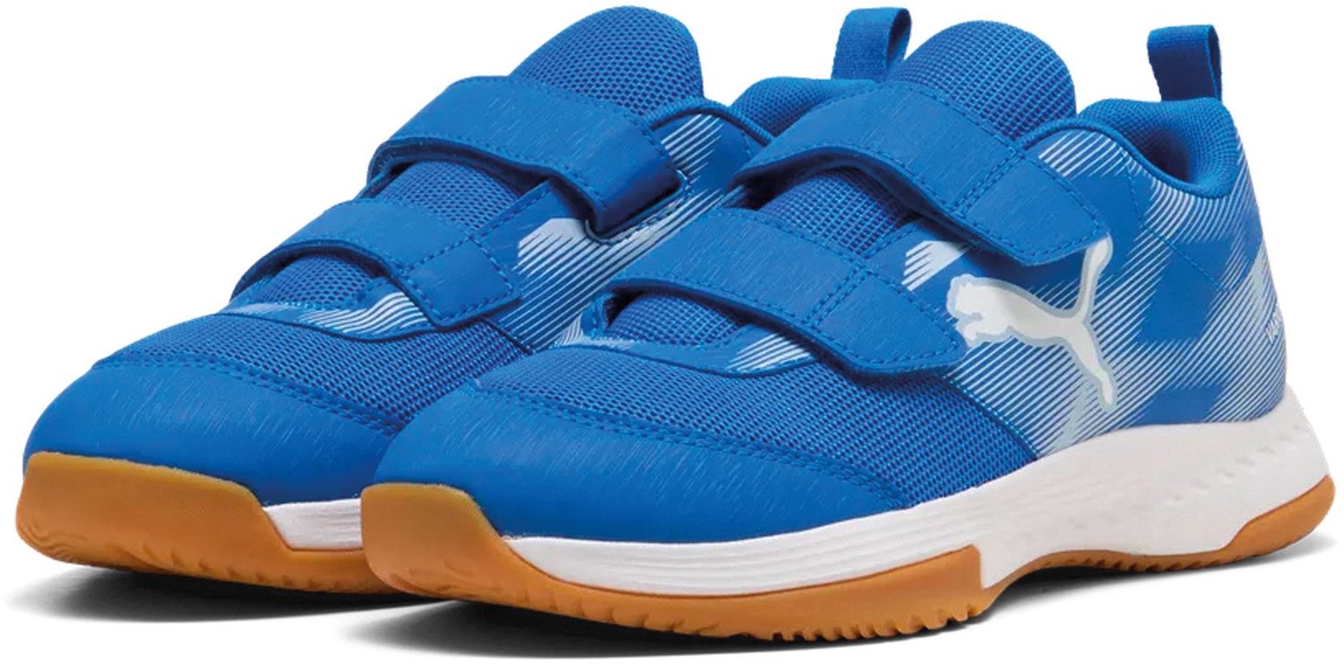 Puma Varion 3 V Indoorschoenen Junior Blauw