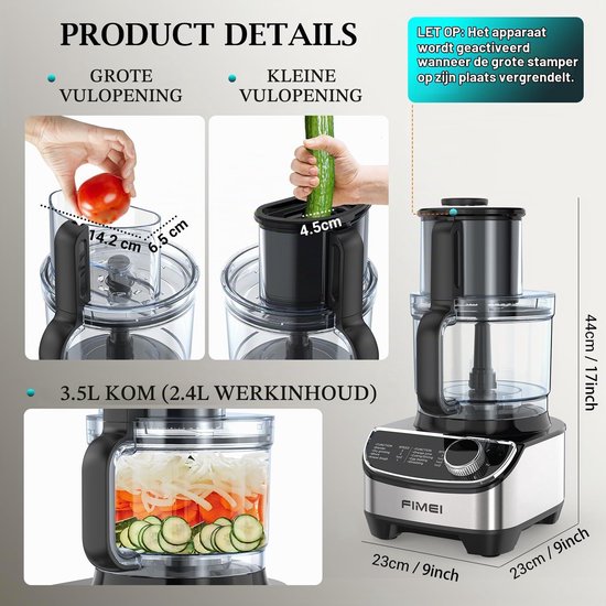 keukenmachine hakmolen — afbeelding 3