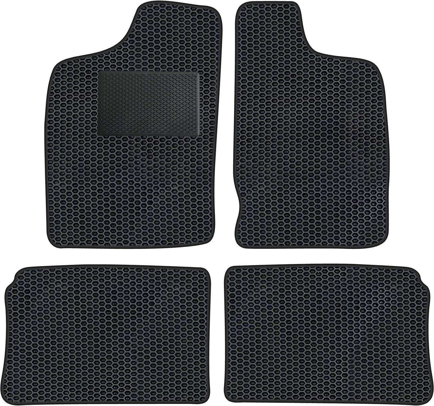 NI021_EVA_POD - Auto vloermatten set EVA - Geschikt voor Nissan Navara I 1997-2005 - Inclusief Versterking