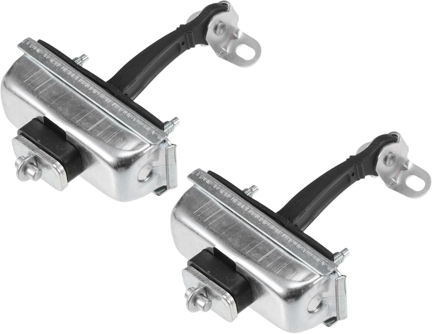 Autodeur Check Strap 2 Stuks - Zilverkleurig Metaal - Voor Chrysler Sebring Convertible 1998-2006 - Duurzaam - Vemera