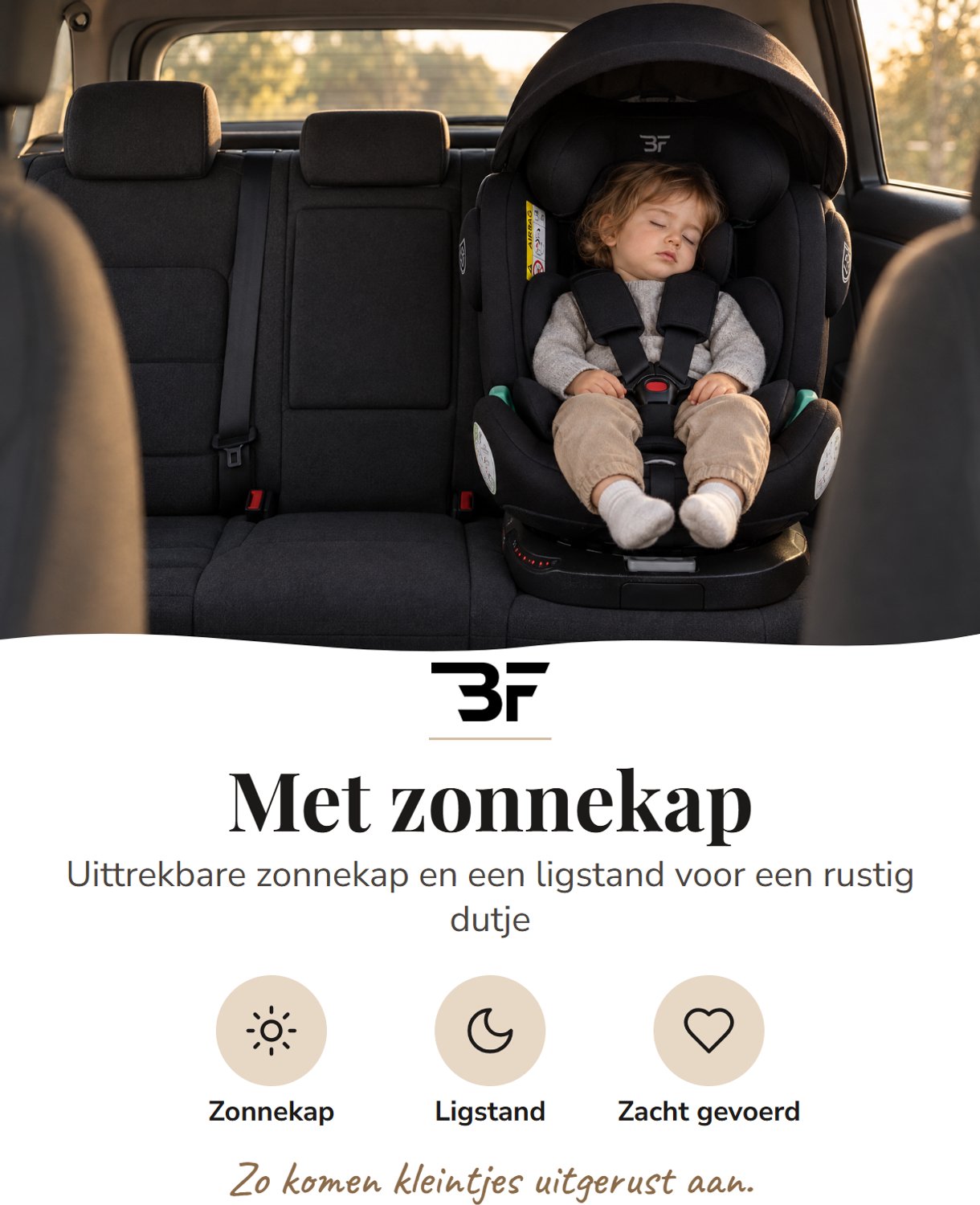 Bebies First Executive Autostoel 360° Draaibaar met Isofix – i-Size – Baby & Kind 0-12 Jaar (40-150 cm) – Zwart – foto 5