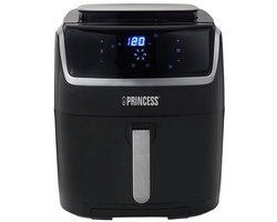 Princess 182080 Steam Airfryer 6,5L – 2-in-1 Stoomoven & Heteluchtfriteuse – 1700W – 8 Programma’s – Digitaal Display – Gezond Koken – Zwart