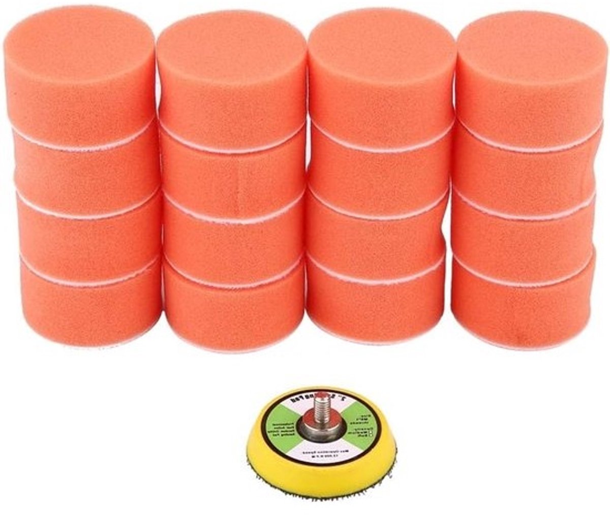 Polijstpad voor Boormachine 50 mm - Inclusief Adapter voor Wax en Polijsten, Perfect voor Auto en Meubels