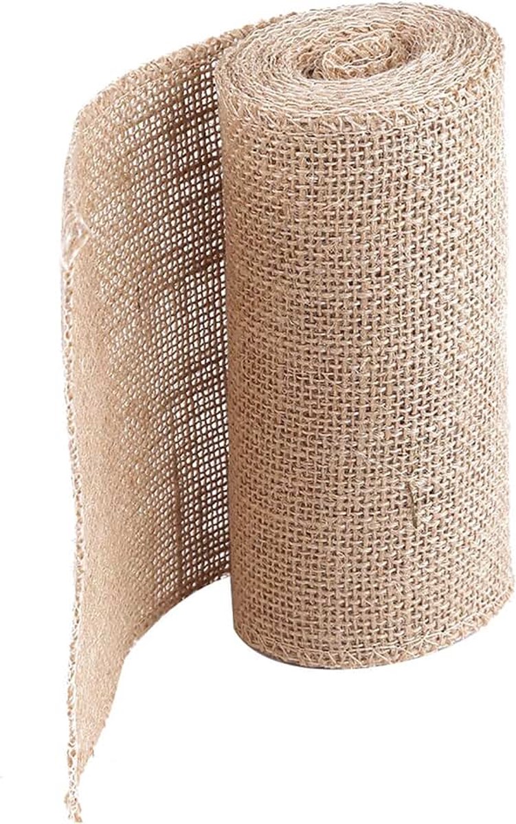 Natuurlijke Stof Herbruikbaar Materiaal voor Stoelen, Tafels, Kerstmis, Verjaardag, Bruiloften, Snijdbaar met Andere Decoraties en Omgeving (Breedte 15CM, lengte 3 meter)