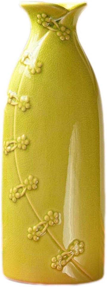 Ceramic handgemaakte Ice Fles Ceramic Flower bloem vaas (Size : B)