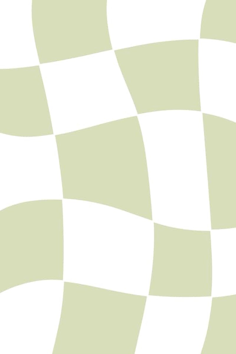Checkered Journal | Aesthetic Notebook | Paperback Lined Journal