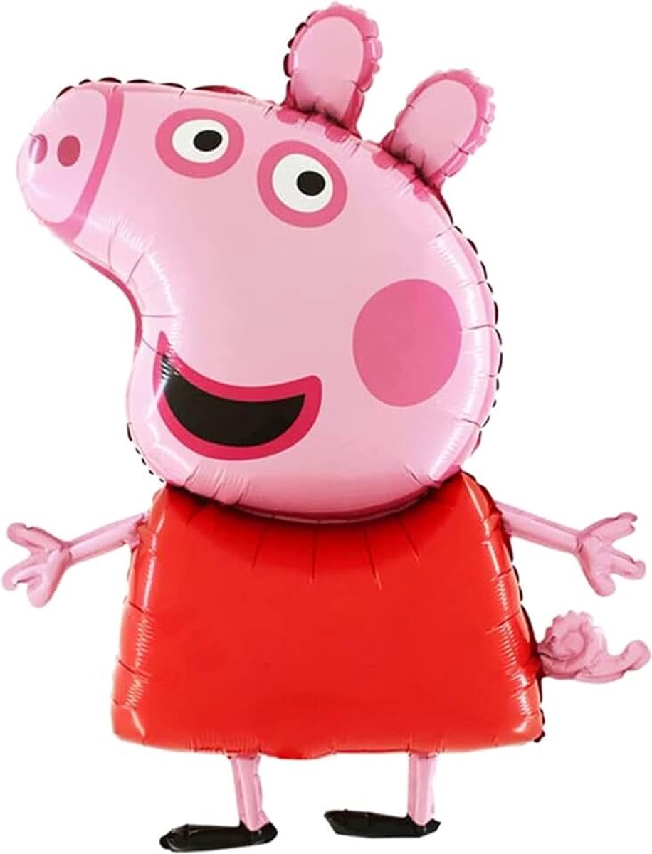 37 inch gigantische Jumbo-maat Peppa Pig-tekens - PPPA of George - folieballon - kinderfeestballonnen (Peppa Pig)
