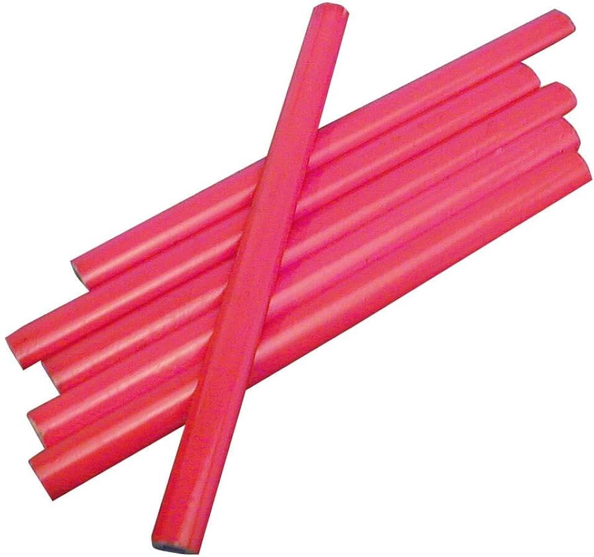 Hit 181018 Kleurpotloden, roze, 6 stuks