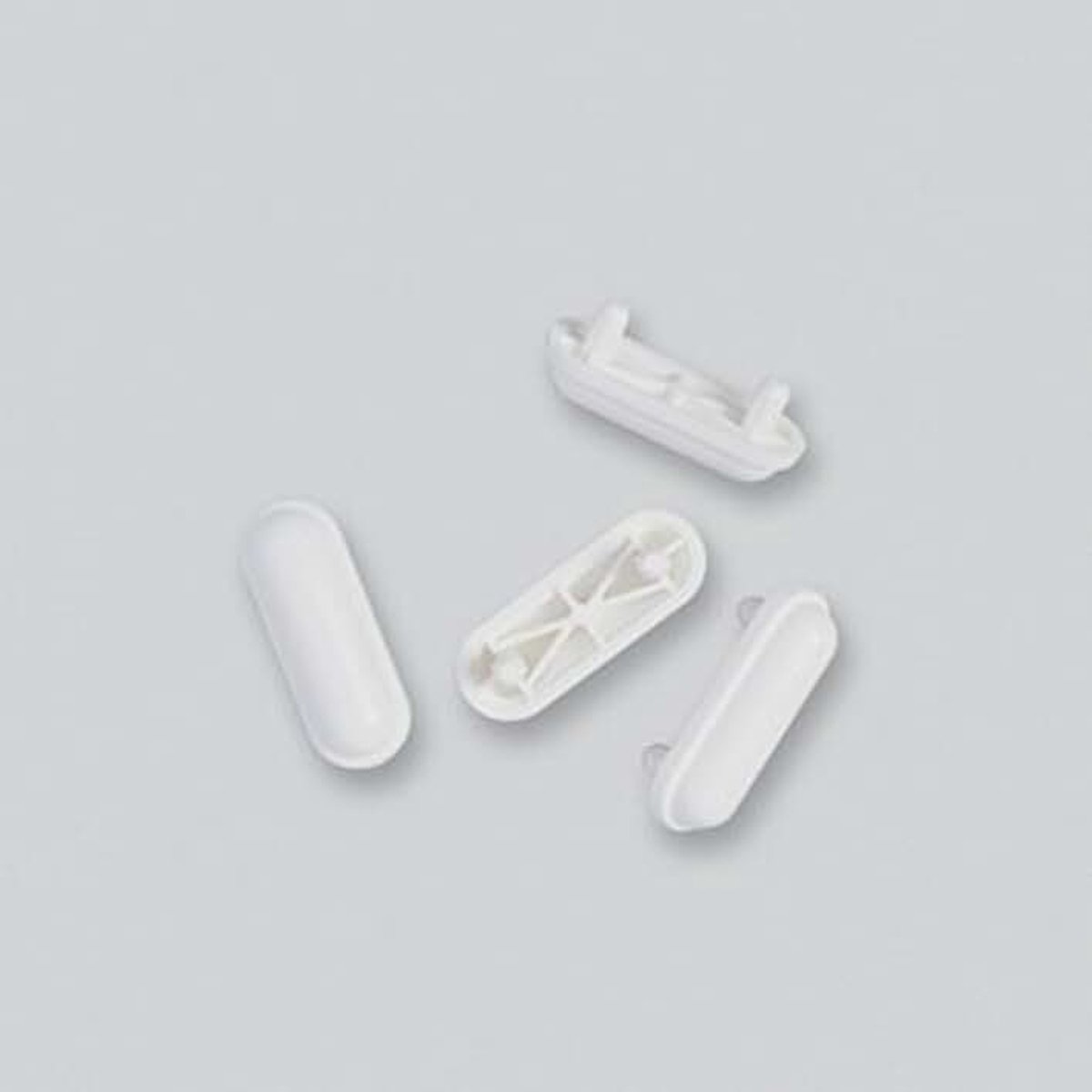 Bumpers voor stoelen Wc, Bumpers voor stoelen Wc Wielbasis mm.31 Hoogte mm.10 mm.47x17 (Aantal stuks voor Pakket 4)