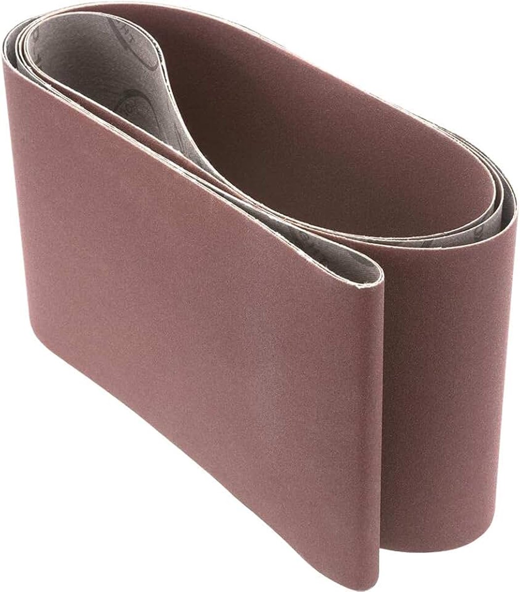D1267 6-Inch bij 80-Inch 150 Grit Aluminium Oxide Schuurriem, 2-Pack