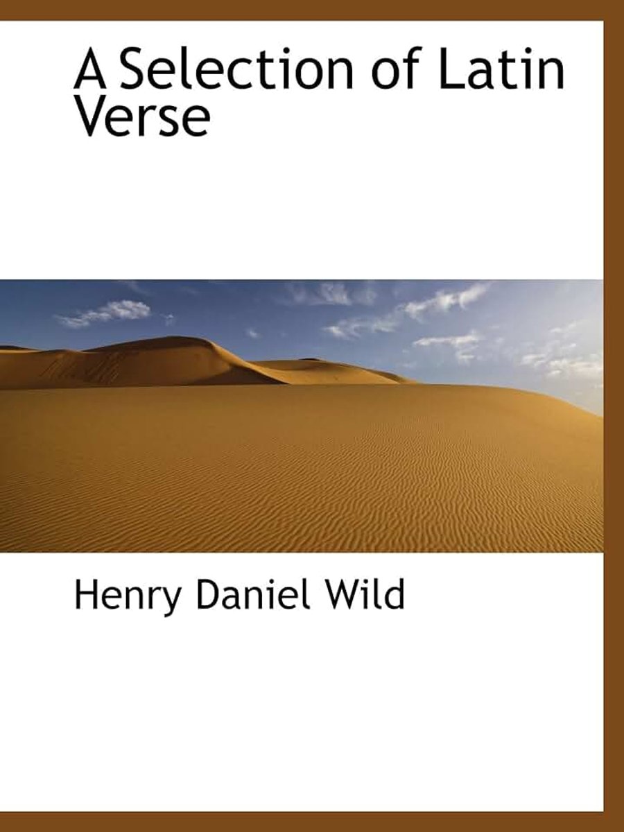 Selection of Latin Verse