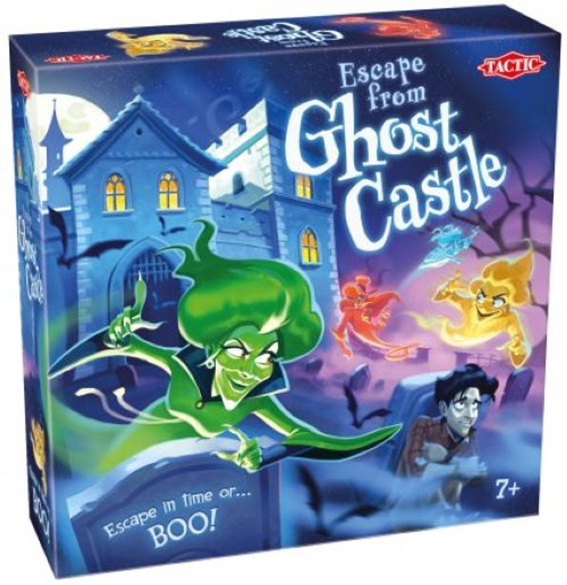 Tactic Escape from Ghost Castle board game English