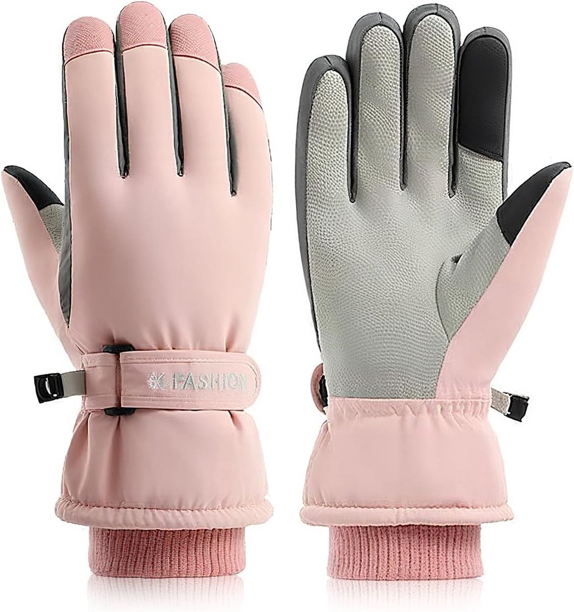 Dames Winterhandschoenen voor Skiën en Snowboarden, Waterdicht, Winddicht, Warm en Antislip met Touchscreen Functie