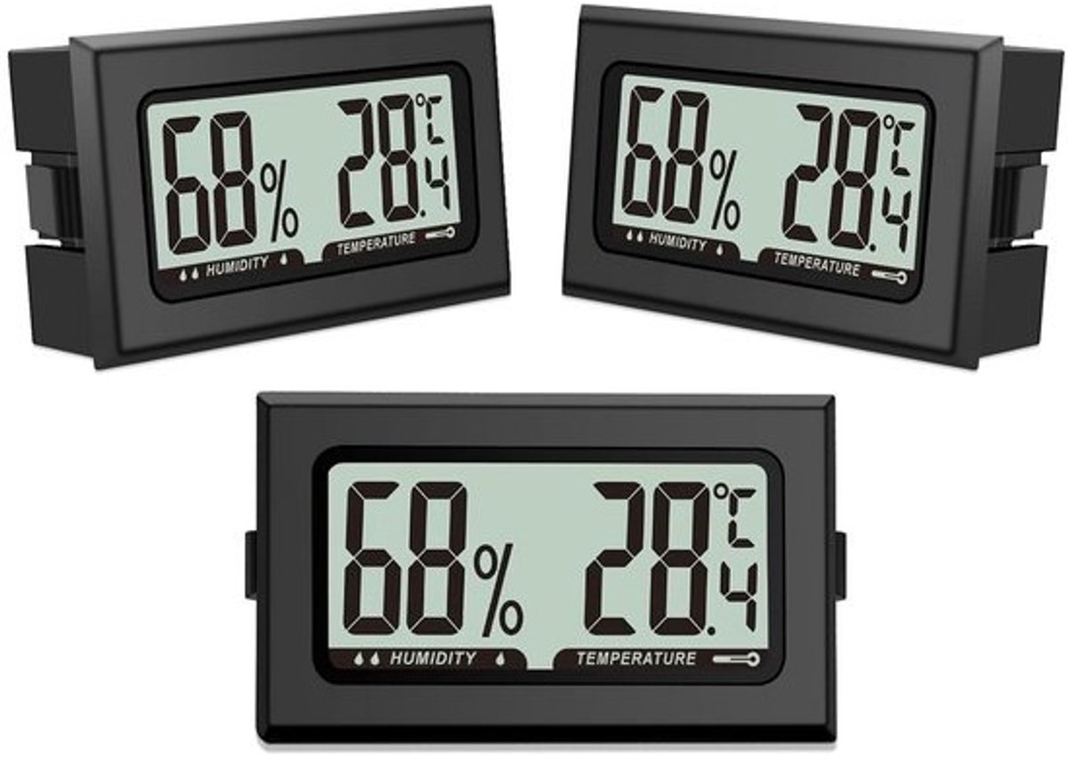 Mini Digitale Thermometer en Hygrometer voor Binnen en Tuin
