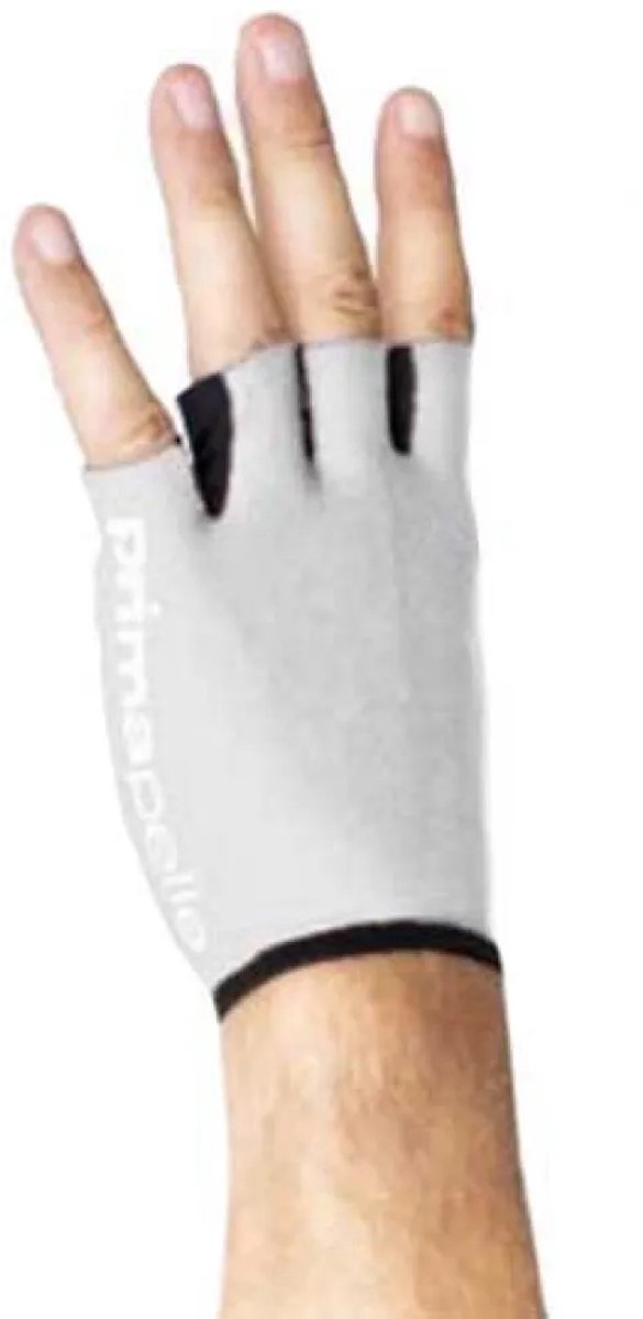 Pissei Prima Pelle Korte Handschoenen Wit,Grijs L Man
