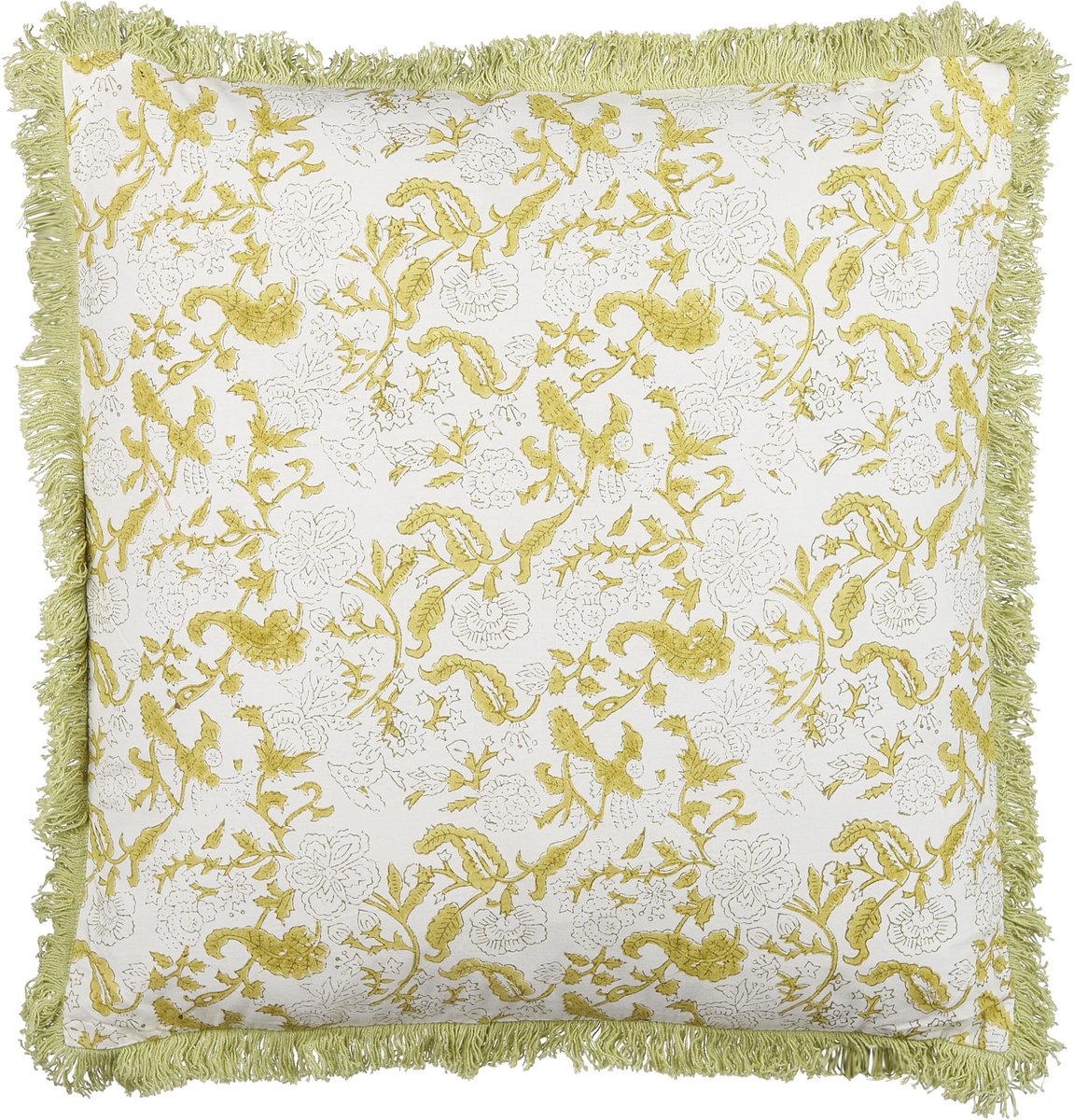 Beliani FILIX - Sierkussen - Lichtgroen - 45 x 45 cm - Katoen
