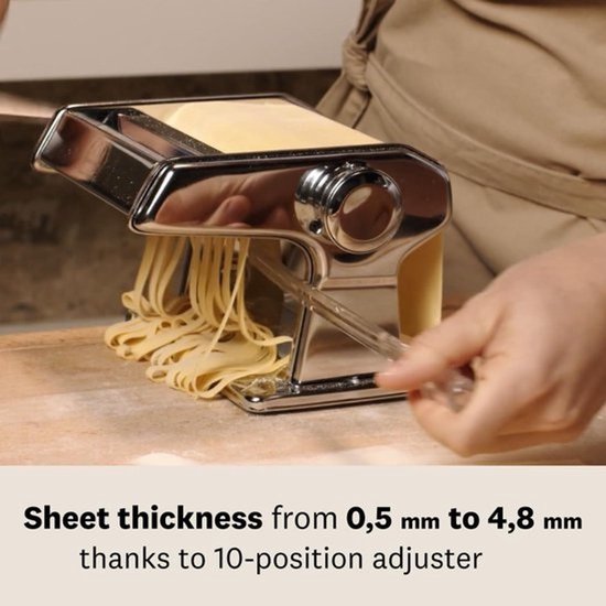 180C Ampia Compact Pasta Machine - Steel Grey — afbeelding 2