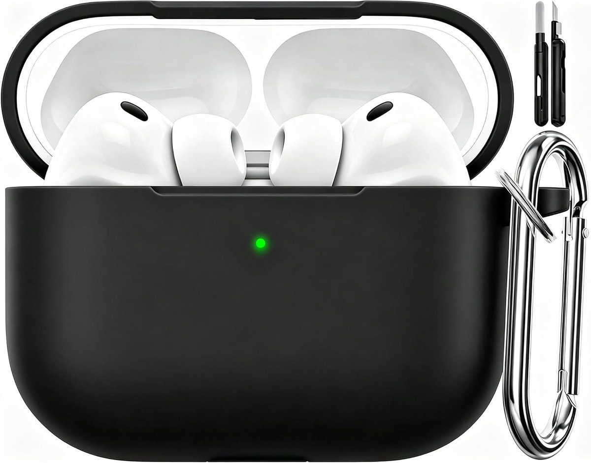 Siliconen voor AirPods Pro 3 Hoes, A10-Black