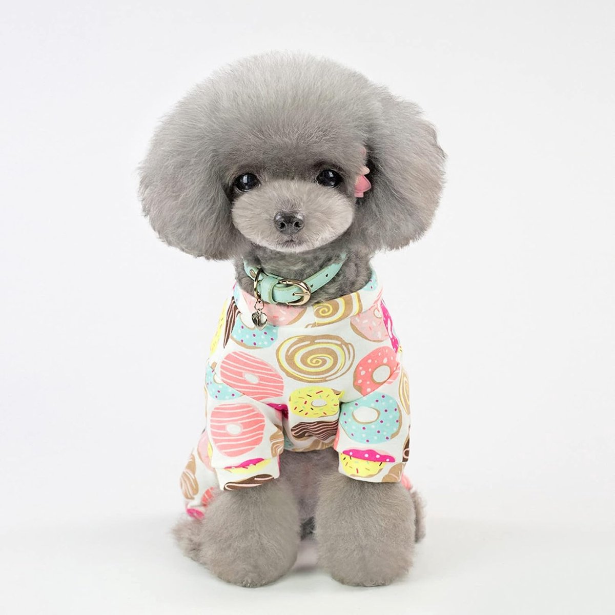 Huisdier Hondenkleding Zachte Puppy Puur Katoen Pyjama Vier Legged Hond Thuis Verblijf Kleding Huisdier Warm Lange Mouw Sweater Jas