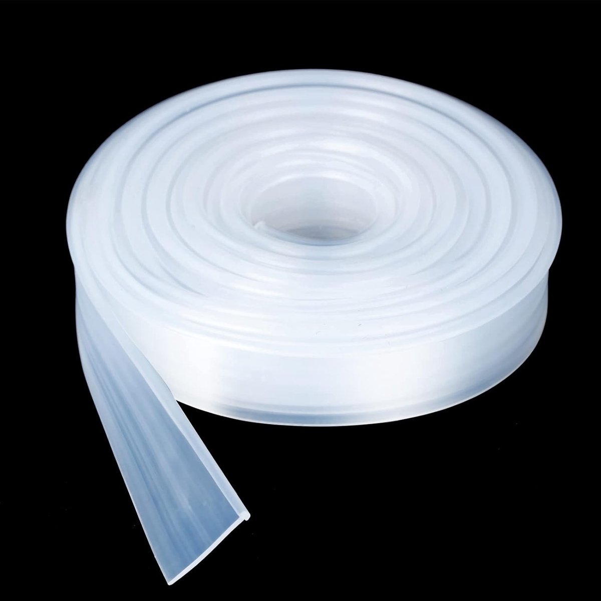 Afdichtstrip voor onderkant douchedeur, waterdichte rubberen vervangstrip, transparante afdichting voor thuisdouche, 2,75 m