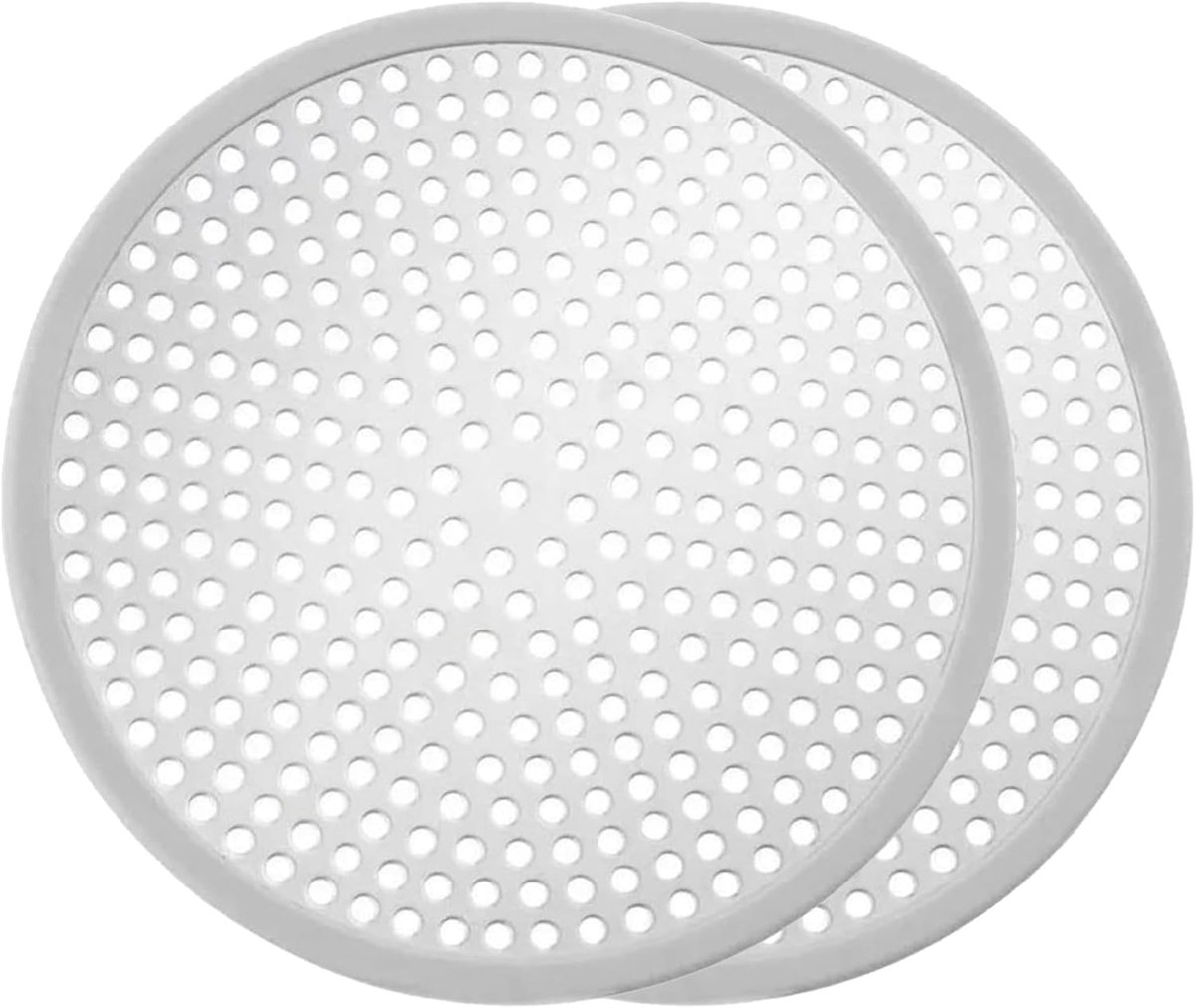 Badkuip cover - RVS - Set van 2 Grote Ronde Afvoerzeven - Roestvrij Staal - Voor Badkuip en Wastafel