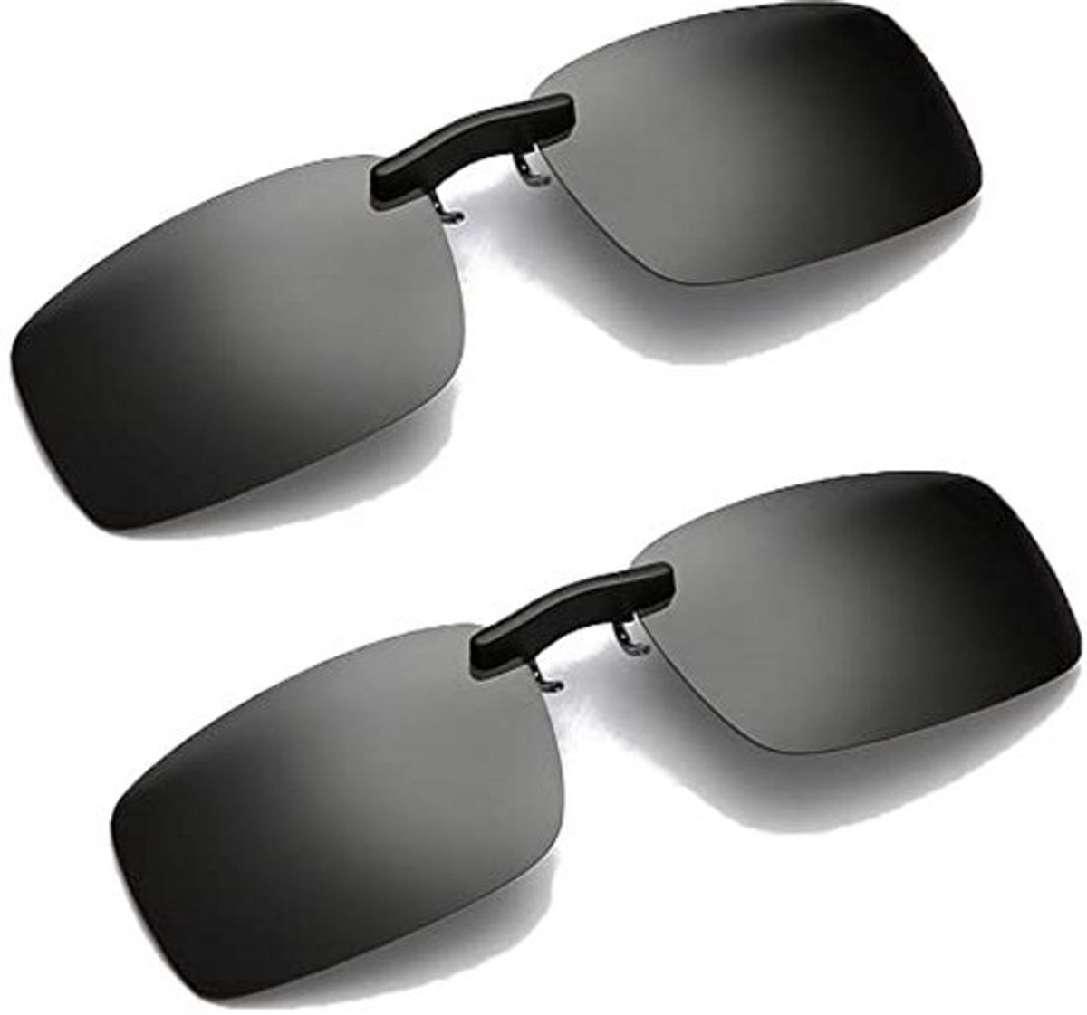 Zonnebril Clip-on UV400 - 2 Pack Gepolariseerde Zonnebrillen voor Buitensport