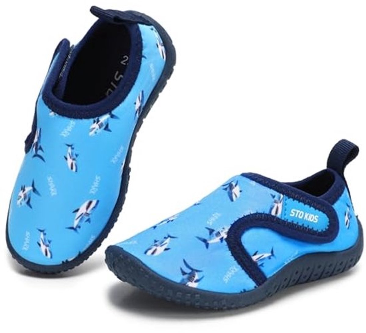 STQ KIDS Waterschoenen voor Jongens, Strandschoenen voor Jongens, Licht, Flexibel, Ademend, Sneldrogend, voor Zwembad EU 20-28