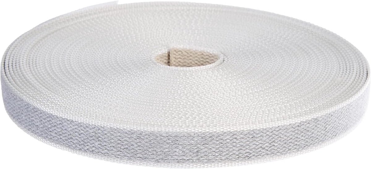 Riem voor rolluiken, katoenen riem voor rolluiken en jaloezieën, geschikt voor binnen en buiten, verschillende maten verkrijgbaar (50 m x 22 mm)