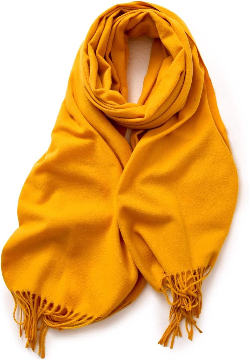 XXL Sjaal voor Dames & Heren - Kasjmier & Merino Gevoel - Super Zachte Pashmina 180x65 cm voor Winter & Herfst - Elegante Omslagdoek, Stola voor Bruiloft & Feest