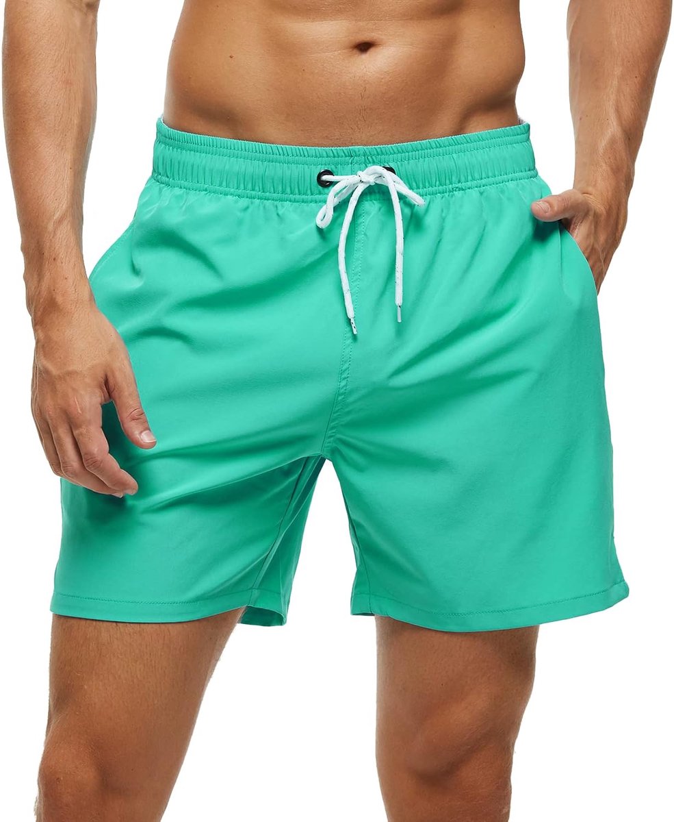 Shorts met ritszakken surfen rekbare strandshorts ademende mesh voering sneldrogend