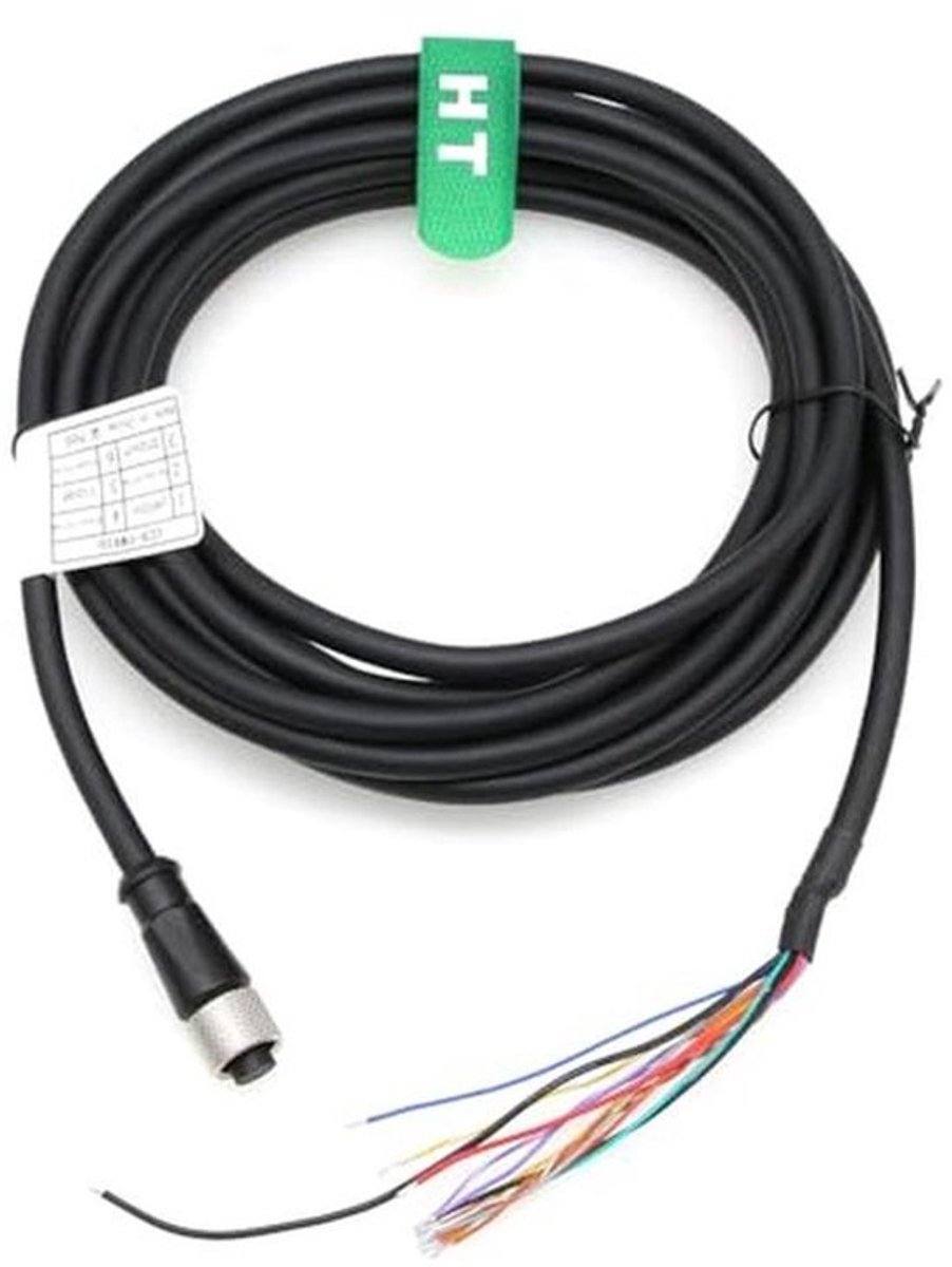 24V Voedingskabel voor Industriële Sensoren - M12 A-gecodeerd 12-pins 5m