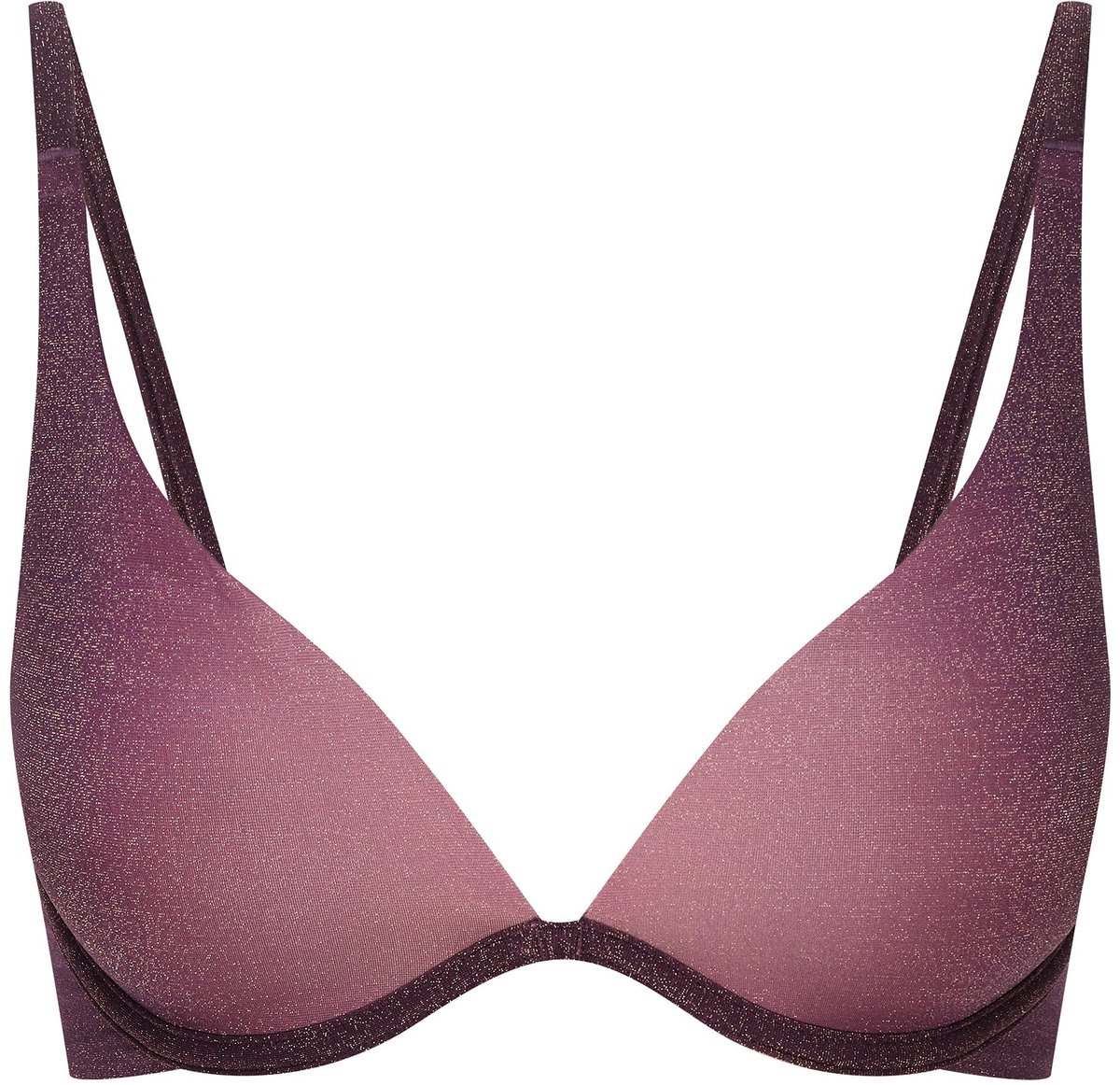 ESOTIQ Zenith - Verstevigd bikinibovenstuk - Violetroze - Metaalglans Violetroze;Paars