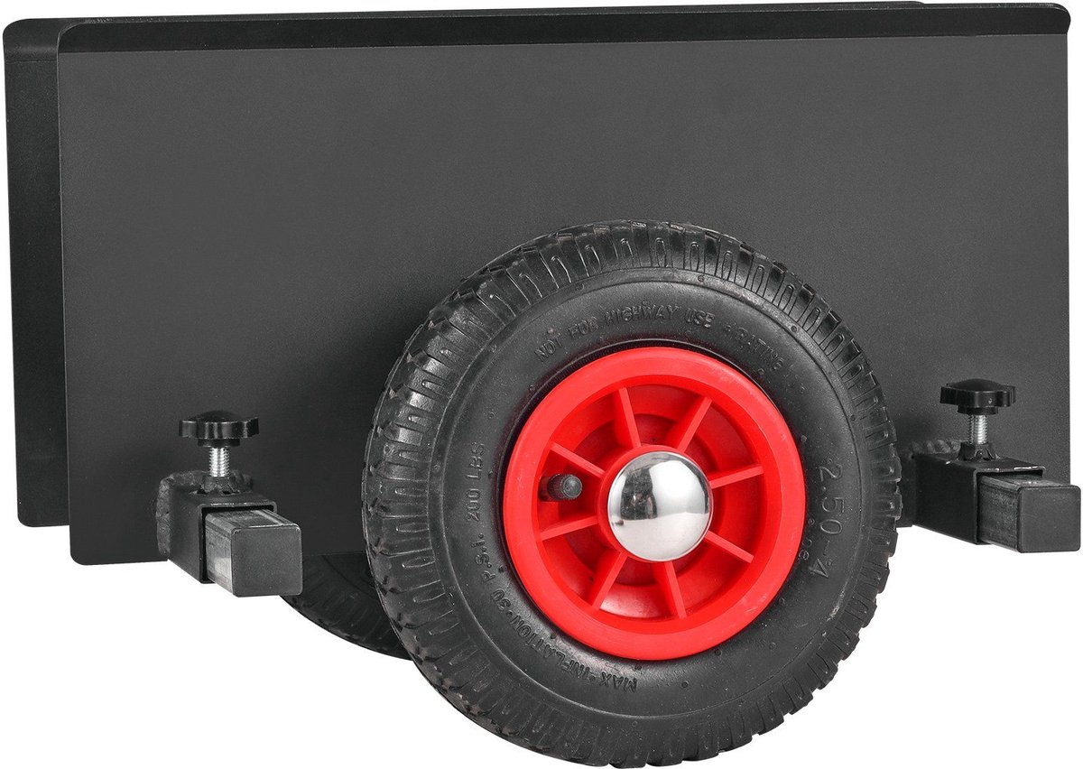 Paneelwagen 272 kg, gipsplaatdeurwagen met pneumatische wielen van 20,32 cm.