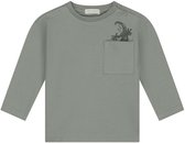 Sweet Petit peuter shirt - meisjes en jongens - Dusty Green - Maat 98