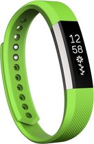 Fitbit Alta (HR) siliconen bandje | Groen / Green | Premium kwaliteit | Size: L | TrendParts