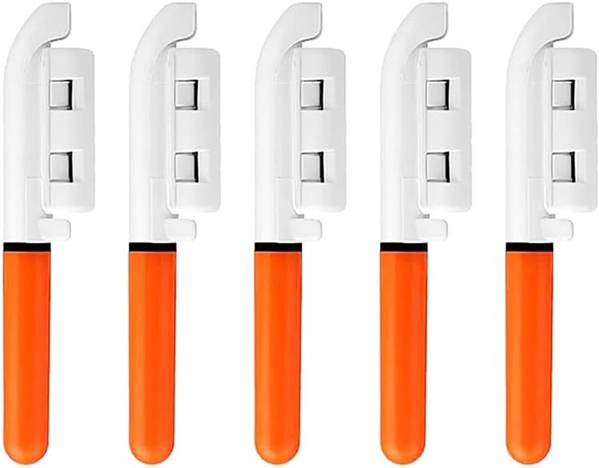 5 stuks ZONADAH Nachtvishengel Tiplichten Visalarm Bel Led Gloeilamp Waterdicht Lichtgevende Glow Sticks Met Gesp Zeevishengel Visaccessoire Rood