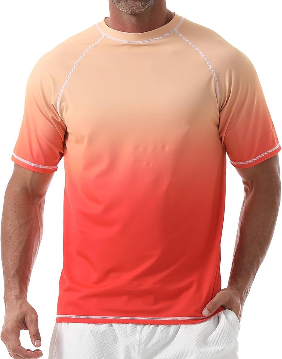 Rash Vest Watersport Rash Guards Zwemmen Shirts Zonbescherming Surfen T-Shirt Running Sport Top Sneldrogend Korte Mouw