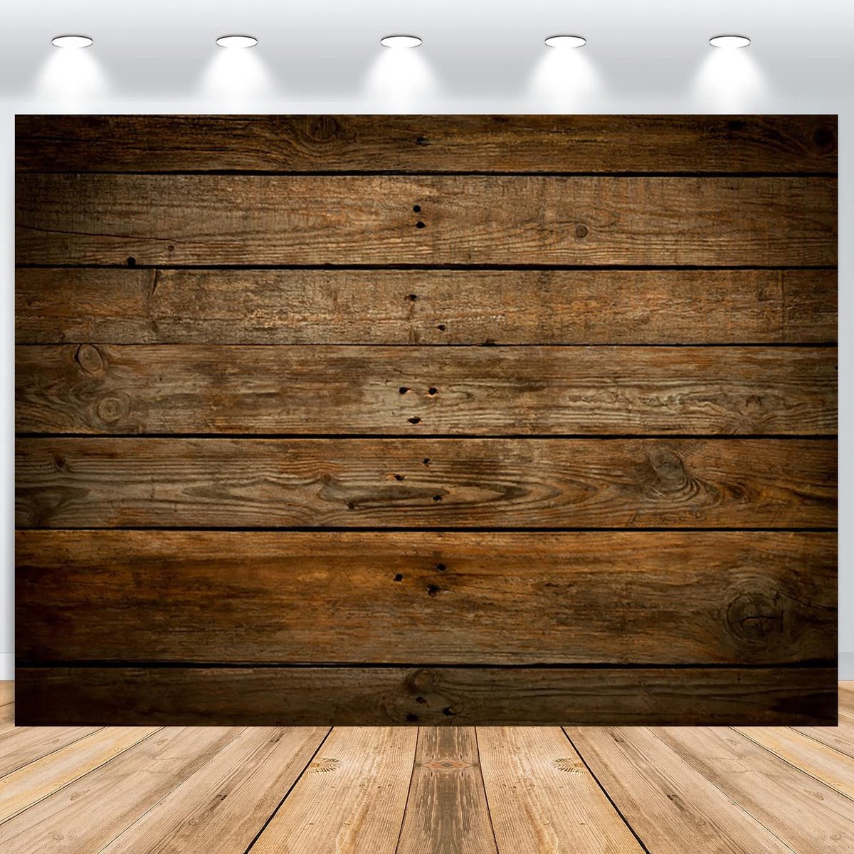 Achtergrond, 1,8 x 1,2 m, retro bruine rustieke houten muur fotoachtergrond, vinyl fotografie-achtergrond voor babyborrel, verjaardagsfeestje, taarttafel, decoratie, rekwisiet voor